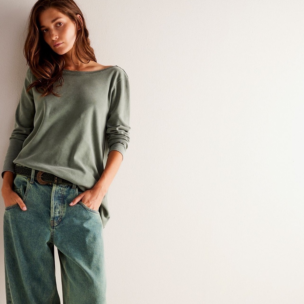 Free people “we the free melody” tunic pine